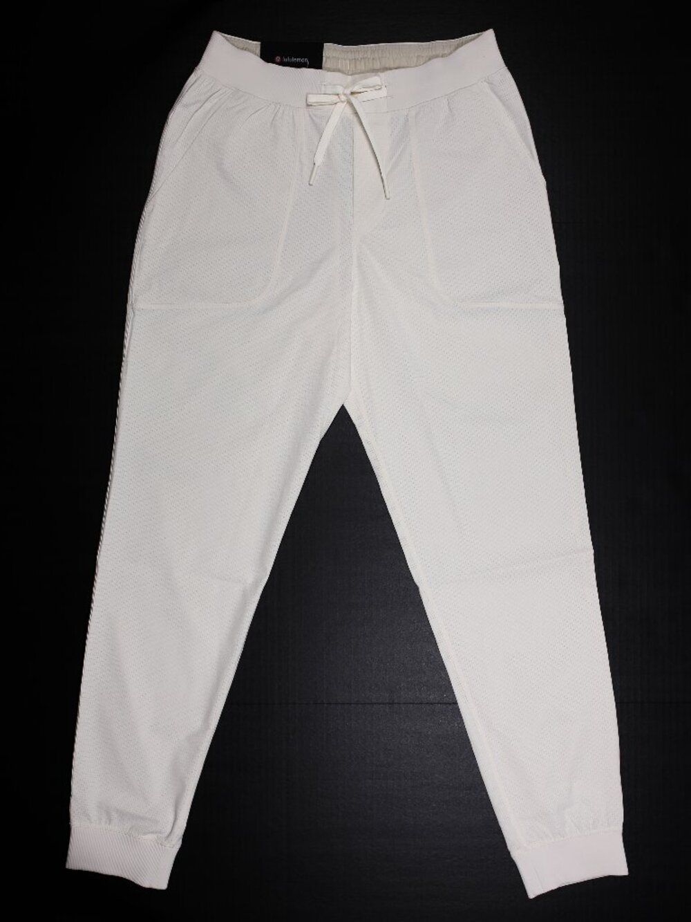 NWT Lululemon Men ABC Jogger WovenAir Light Ivory Inseam 32-34 MSRP $128.00
